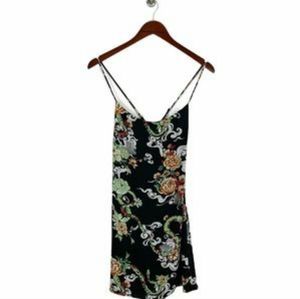 Talula Black Snake and Smoke Slip Dress